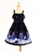 Gradient Cats Printing Sweet Lolita Sling Dress