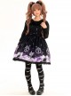 Gradient Cats Printing Sweet Lolita Sling Dress