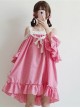 Off-shoulder Plaid Lace Sweet Lolita Dress