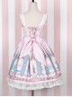 The Traveler's Hymn Series Middle-waisted Bowknot Sweet Lolita Sling Dress