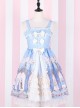 The Traveler's Hymn Series Middle-waisted Bowknot Sweet Lolita Sling Dress