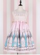 The Traveler's Hymn Series High Waist Bowknot Classic Lolita Sling Dress