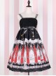 The Traveler's Hymn Series High Waist Bowknot Classic Lolita Sling Dress