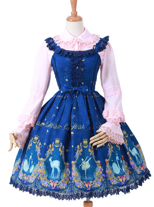 Swan Lake Series Classic Lolita Sling Dress