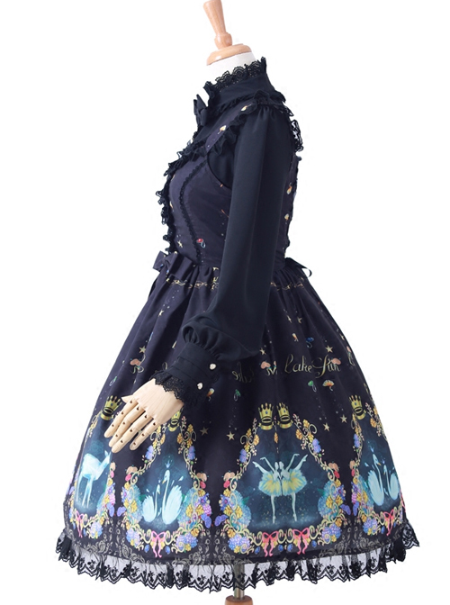 Swan Lake Series Classic Lolita Sling Dress