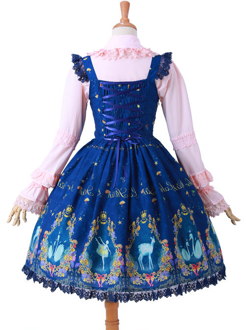 Swan Lake Series Classic Lolita Sling Dress