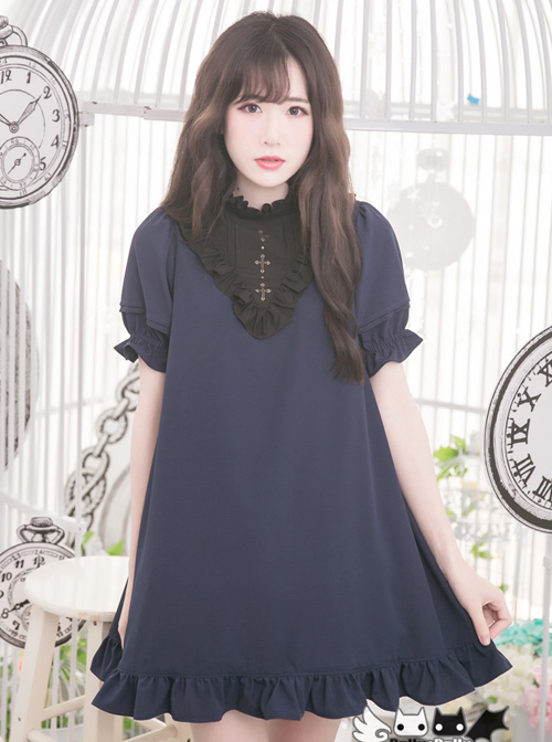 Chiffon RuffleS Short Sleeve Sweet Lolita Dress