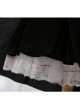 Black Short Sleeves Crucifix Gothic Lolita Dress