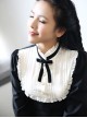 Black Cotton Classic Lolita Long Sleeve Dress