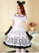 Cute Cats Printing Cotton Classic Lolita Sling Dress