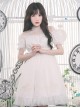 Off-shoulder Cross Bowknot Gothic Lolita Short Sleeve Dress