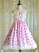 Bronzing Bowknot Pattern Classic Lolita Sling Dress