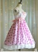 Bronzing Bowknot Pattern Classic Lolita Sling Dress