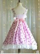 Bronzing Bowknot Pattern Classic Lolita Sling Dress
