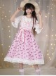 Bronzing Bowknot Pattern Classic Lolita Sling Dress