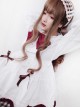 Bowknot Heart-shaped Pattern Sweet Lolita Long Sleeve Dress