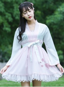 Pink Bows Ruffles Cute Sweet Lolita Dress