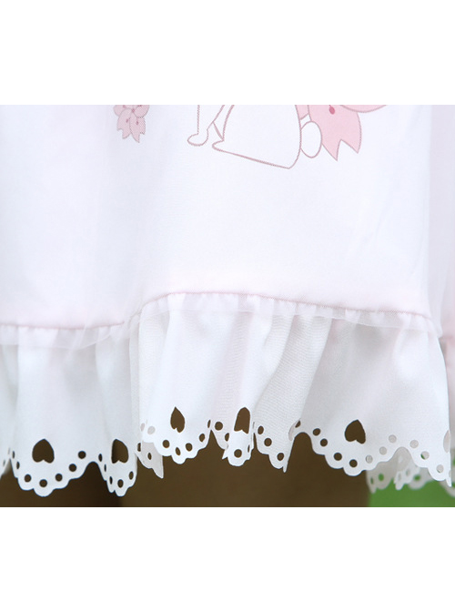 Pink Bows Ruffles Cute Sweet Lolita Dress