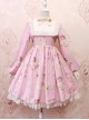 Oil Painting Angel Series Bowknot Classic Lolita Long Sleeve Dress