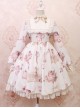 Oil Painting Angel Series Bowknot Classic Lolita Long Sleeve Dress