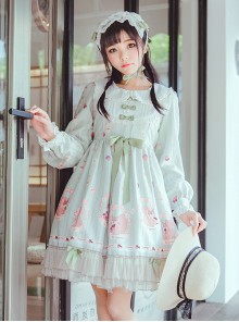 Pink Sleeveless Sweet Bow Lolita Dress