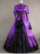 Victorian Stand Collar Long Sleeve Gothic Lolita Prom Long Dress