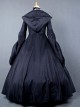 Palace Style Retro Gothic Lolita Prom Hooded Long Dress