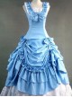 Elegant Ruffled Bowknot Lolita Prom Sleeveless Dress