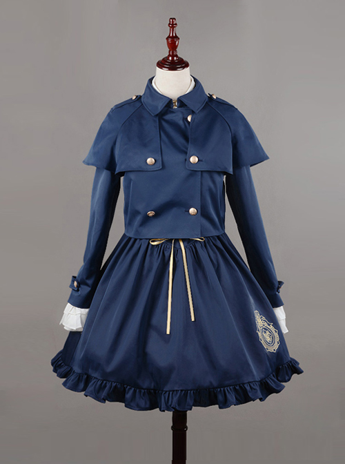 Neverland Lolita,Nancy Clara Academy~ College School Lolita Short Coat