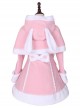 Pink Cute Bunny Shawl Sweet Lolita Winter Jacket