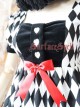 Surface Spell Illusion Realizer Gingham High Waist Lolita OP Dress