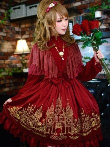 Rose Melody Glorious Castle Embroidery OP Dress