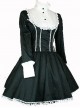 Long Sleeves Black Lolita OP Dress - In Stock