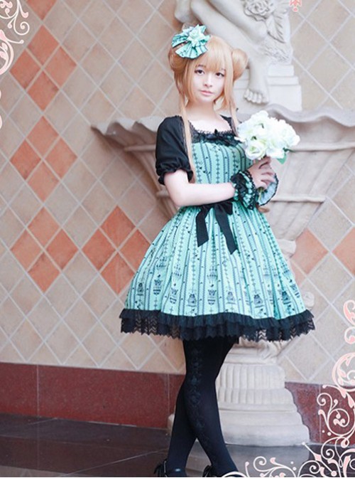 Summer Elegant Classic Lolita Short Sleeve Dress