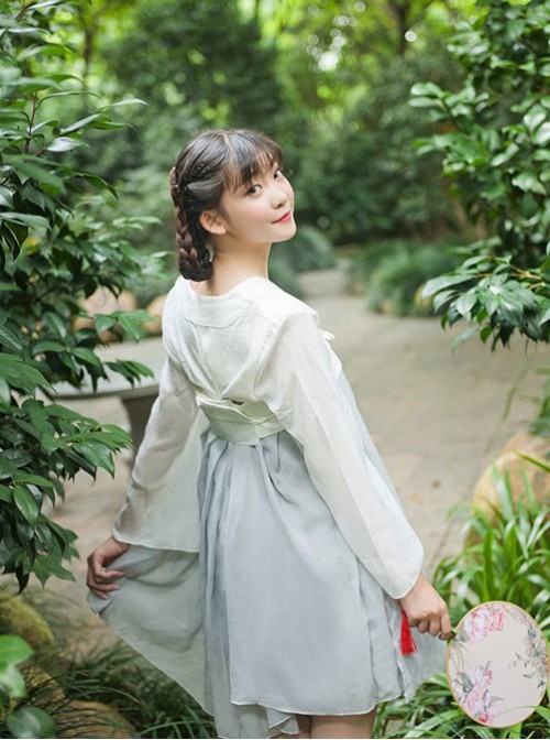 Vintage Classic High Waist Qi Lolita OP Dress