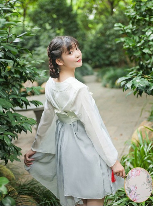 Vintage Classic High Waist Qi Lolita OP Dress