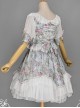 Neverland Lolita Antique Clock Sweet Lolita Puff Sleeves OP Dress