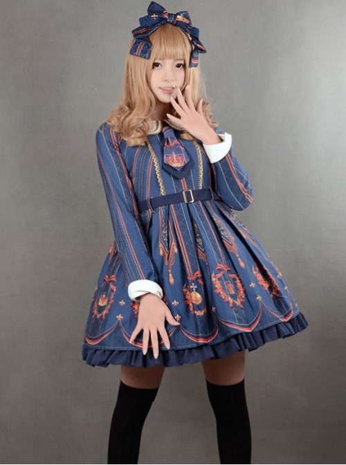 Elizabeth's Coronation~ Sailor Collar Lolita OP Dress -In Stock