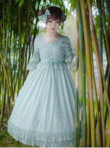 IchigoMikou,Drizzle & Thin Clouds~ Qi Lolita OP Dress