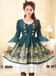 Dream of Lolita,Rotating Amusement Park~ Two Pieces Lolita OP Dress Set