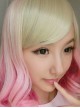 Light Yellow Pink Sweet Short Lolita Wig