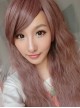 Brown Face Framing Long Curls Lolita Wig