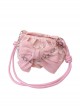 Princess Style Cute Bow Flower Metal Sweet Lolita Kids Hand-Held Messenger Bag