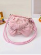 Princess Style Cute Bow Flower Metal Sweet Lolita Kids Hand-Held Messenger Bag