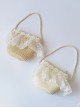 Small Fresh Mini Straw Lace Flower Classic Lolita Kids Messenger Bag