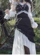 Slim-Fit Spaghetti Straps Smocked Ruffle Irregular Hem Fishtail Gothic Lolita Dress