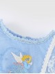 Round Neck Small Flower Fairy Embroidery Polka Dot Lace Ruffles Yarn Mesh Puff Sleeves Classic Lolita Kids Long Sleeve Dress