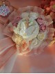 Sweet Pleated Lace Three-Dimensional Flower Decoration Lace Embroidered Butterfly Bow Decoration Lolita Top Hat