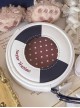 Small Navy Series Polka Dot Contrast Color Swim Ring Portable Letter Print Classic Lolita Coin Purse