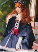 Miss Betty Series Large Fur Collar Autumn And Winter Thickened Classic Lolita Short Cloak